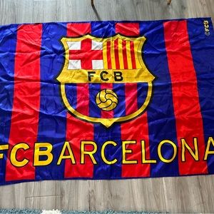 FC Barcelona Flag. 3.5 feet by 5 feet